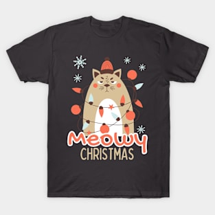 Meowy Xmas T-Shirt